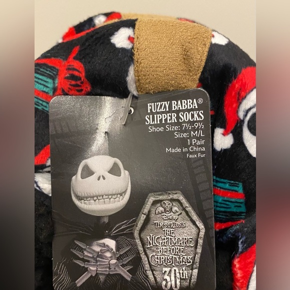 Nightmare Before Christmas Slippers 🎅 - Picture 3 of 5